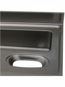 Voorbereidingstafel en wassen van groenten, wand
