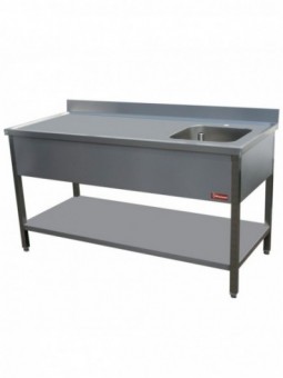 Cheftafel 1 kuip 400x400h250 rh. druipvlak+