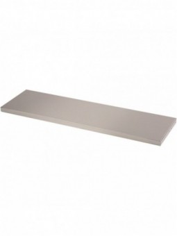 Upper or middle shelf superstructure, made of stainless steel