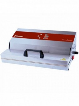 Stainless steel under vacuum machine, pump 26 l./min, welding 430 mm