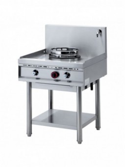 Gas wok stove, 1 fire (13 kW)