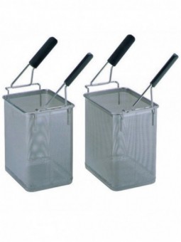 Set 2 cooker baskets 24,5lit., 2 handles (2x GN 1/2)