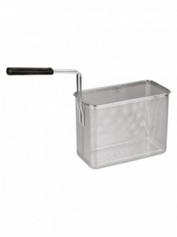 Basket for pasta cooker, frontal handle