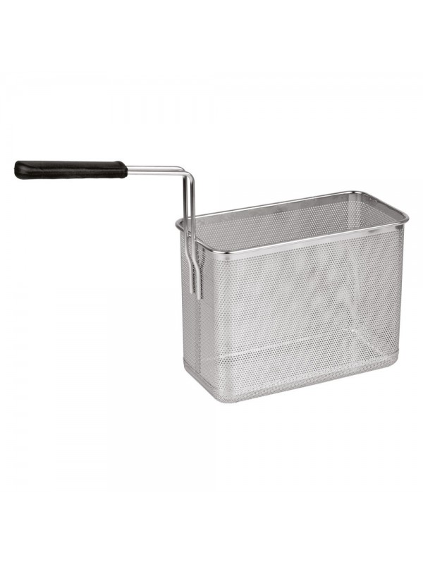 Basket for pasta cooker, frontal handle