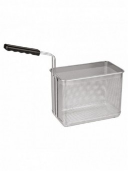 Basket for pasta cooker, frontal handle