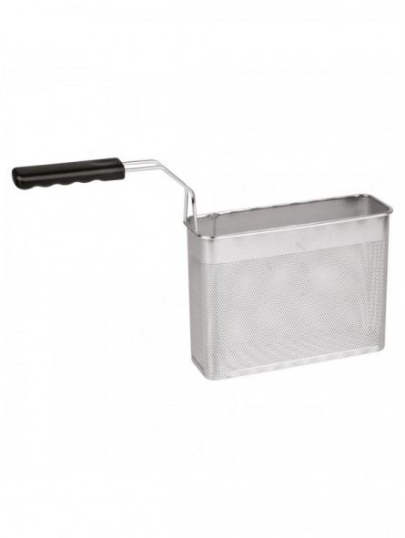 Basket for pasta cooker, frontal handle