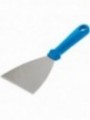 Triangular spatula "stainless steel", plasticized handle