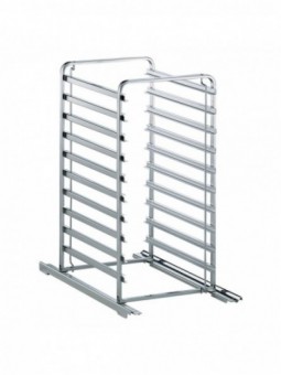 Loader on wheels 10x GN 1/1 (space 65 mm)