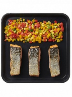 Set of 2 smooth teflon baking trays