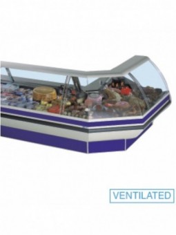 Ventilated counter, with storeroom, with group