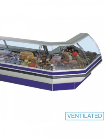 Ventilated counter, with storeroom, with group