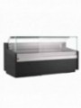 Ventilated counter display, with storage  - BLACK