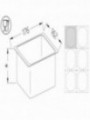 Gastronorm tub 1/6 h65 mm