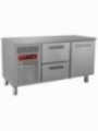 Refrigerating table composed of :