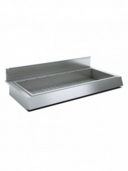 Optie : Bain-marie kuip met droge warmte 3x GN 1/1, H150mm