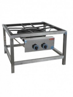 Gasbrander paelle, Ø 450  op onderstel (27.2 kW)