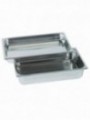 Stainless steel gastronorm tray 1/1, height 100 mm