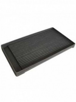 Ribbed plate for 2 burners
