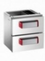 2 drawers GN 2/1 (h.100 mm)