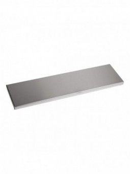 Right or left side skirting board "central island" stainless steel