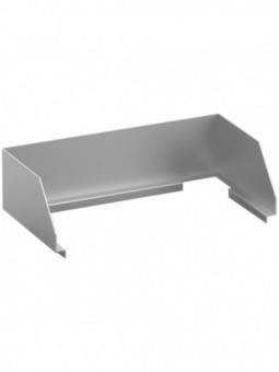 Stainless steel anti-splash edge, 400mm plate