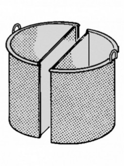 Basket 2 sectors, 150 liters