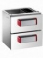 Set of 2 GN 1/1 drawers (h.100 mm)