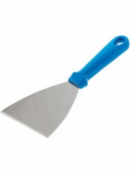 Triangular spatula "stainless steel", plasticized handle