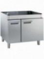Neutral cupboard with doors, ovens 6 & 10x GN 1/1