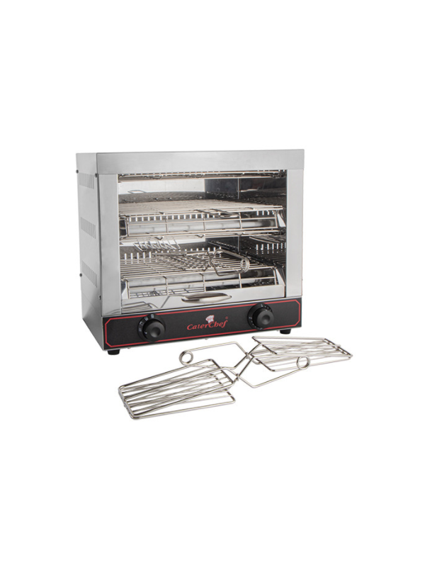 Toaster 2 niveaux avec 6 pinces