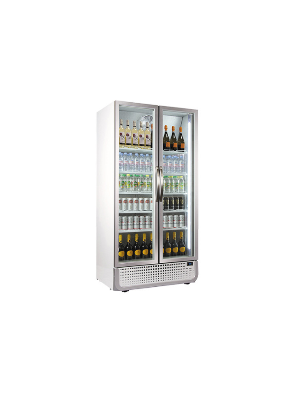 Dubbele drankenkoelkast met draaideuren 730 liter