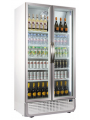 Double drinks fridge with hinged doors 730 liters