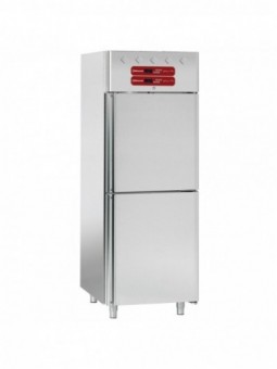 Koelkast en koelkast voor vis 2x350 liter, 2x 1/2 deuren GN 2/1 & 1/1