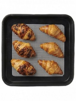 Set of 2 perforated teflon baking trays