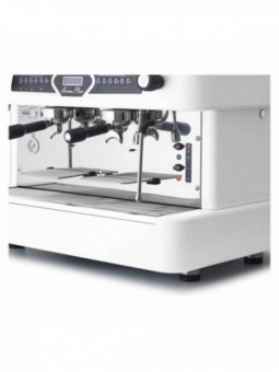 Machine à café 2 groupes, automatique (avec display) - BLANC