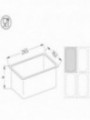Gastronorm tub 1/4 h65 mm