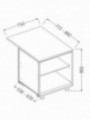 Neutral bar counter units_cashier section