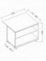 Neutral bar counter units_cashier section