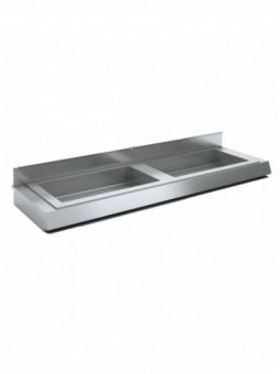 Optie : Bain-marie kuip 4x GN 1/1, H150mm