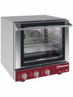 Electric convection oven, 4x 460x340 mm + salamander