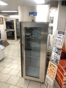 Frigo inox 700 litre, vitré