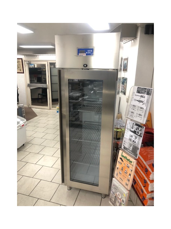 Frigo inox 700 litre, vitré