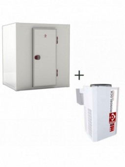 Assembly cold room T° -5° +5° consists of :