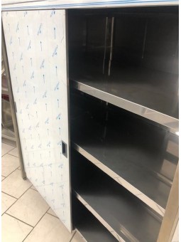 RVS kast met schuifdeuren