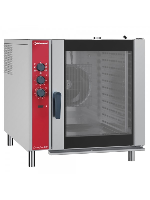 Four électrique à convection, 10x GN 2/1, humidificateur automatique