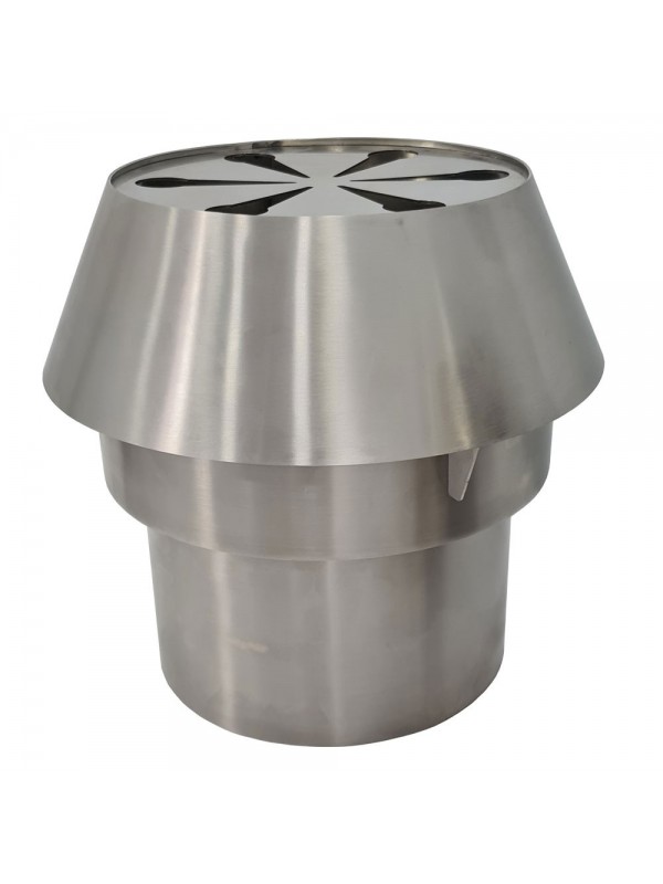 Firewall kit + stainless steel chimney cap (CBQ-120)
