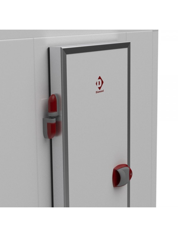 Option: door hinged on the left