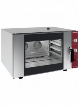 Electric convection oven, 4x GN 1/1 + manual humidifier (230/1N)
