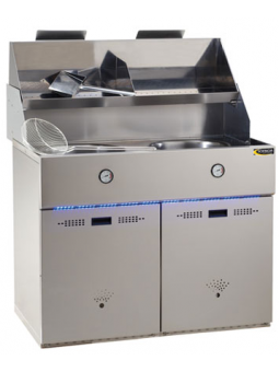 FRITEUSE DEFI 2 CUVES AVEC ASPIRATION