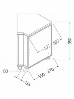 Neutral back angle - closed 45°